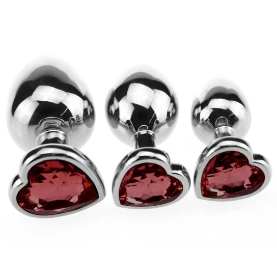 Pleasurable 7673 Heart Candy Jeweled Training Set (3 Piece)