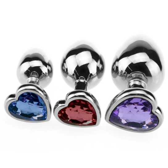 Pleasurable 7673 Heart Candy Jeweled Training Set (3 Piece)