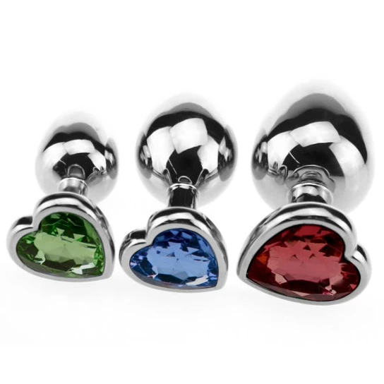 Pleasurable 7673 Heart Candy Jeweled Training Set (3 Piece)
