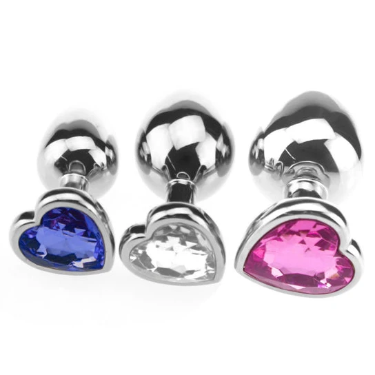 Pleasurable 7673 Heart Candy Jeweled Training Set (3 Piece)