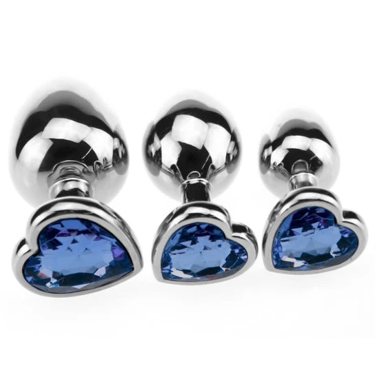 Pleasurable 7673 Heart Candy Jeweled Training Set (3 Piece)