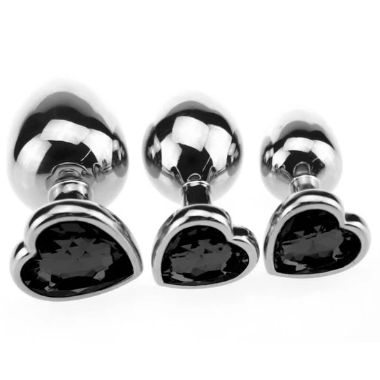 Pleasurable 7673 Heart Candy Jeweled Training Set (3 Piece)