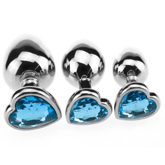 Pleasurable 7673 Heart Candy Jeweled Training Set (3 Piece)