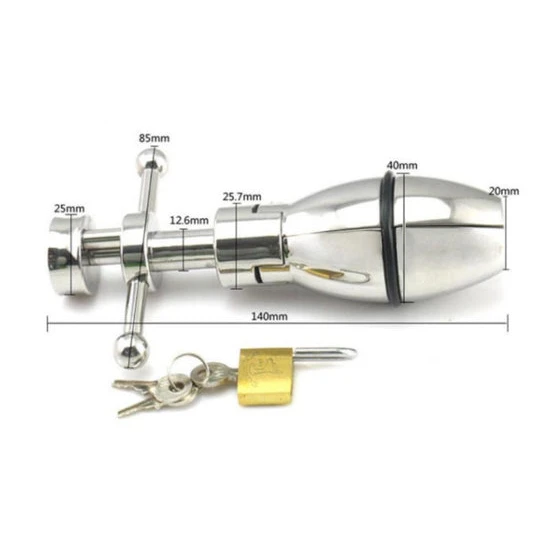 Pleasurable 7760 The Gentleman's Fancy Spreader Locking Plug