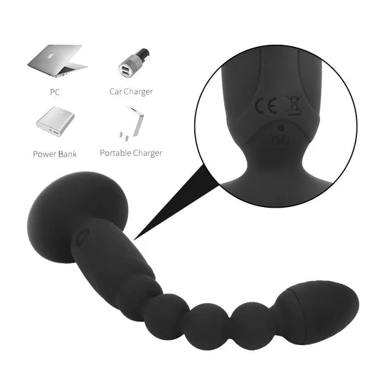Premium 4992 Beaded Vibe Butt Plug