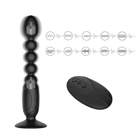 Premium 4992 Beaded Vibe Butt Plug