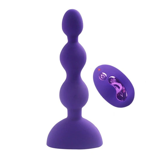 Premium 8430 Triple Pleasure Bead Anal Vibration Plug