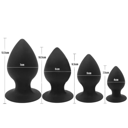 Premium 8920 Black Silicone Training Plug