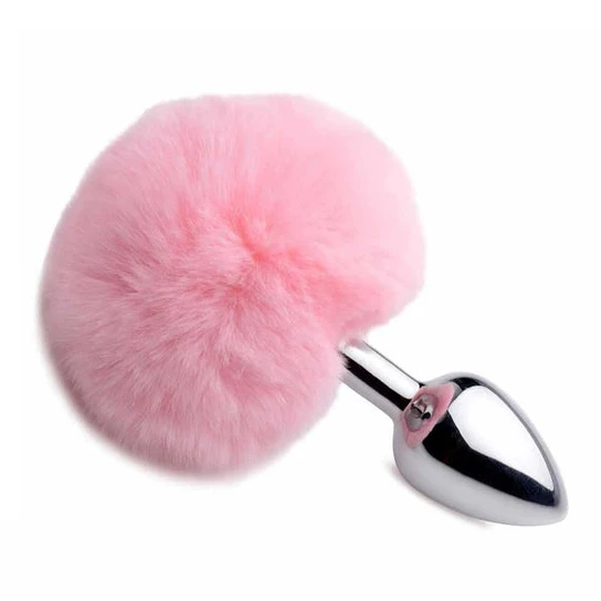 Pretty Pink Bunny Anal Tail Accessible 2343