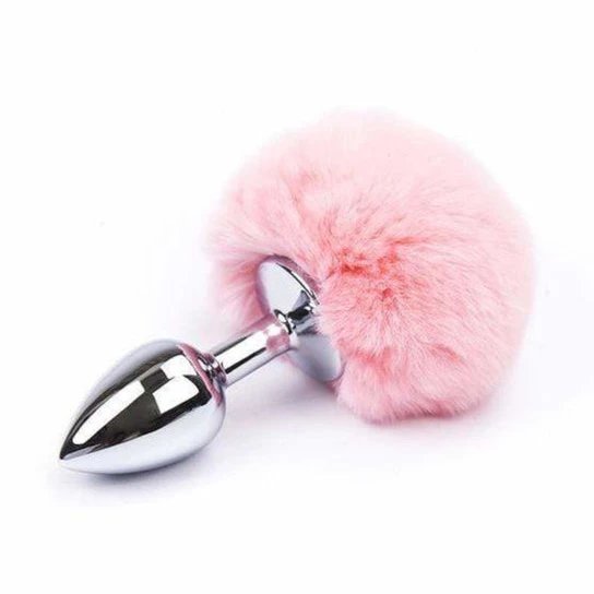Pretty Pink Bunny Anal Tail Accessible 2343