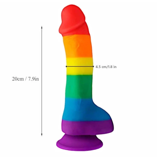 Pride Suction Cup Anal Dildo DiscreetChoice 5481