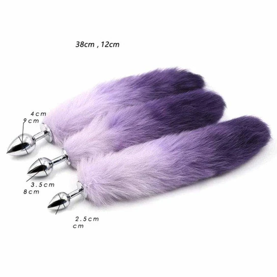 Purple Cat Tail Plug 15