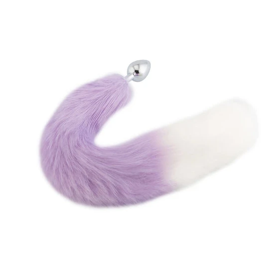 Purple with White Fox Metal Tail, 18" TravelFriendly 3616