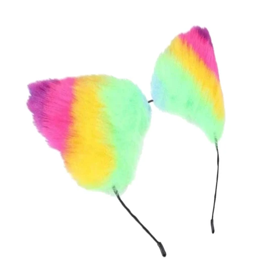 Rainbow Colored Pet Ears DiscreetChoice 2397