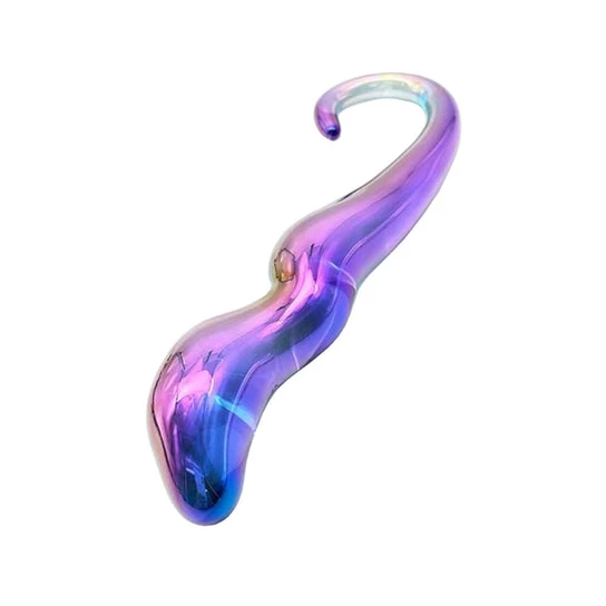ReadyForPlay 2106 Rainbow Anal Teardrop Glass Dildo