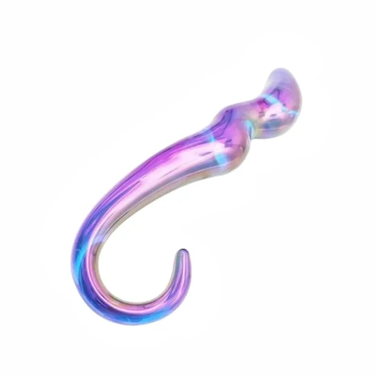 ReadyForPlay 2106 Rainbow Anal Teardrop Glass Dildo