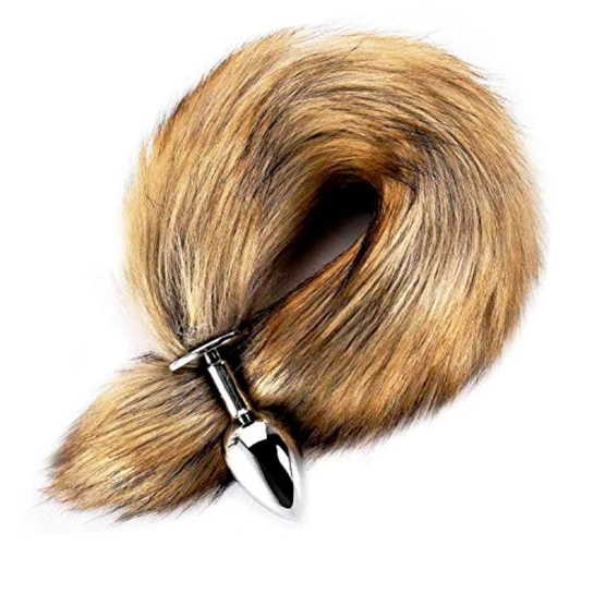 ReadyForPlay 3900 Brown Wolf Tail Plug 16"