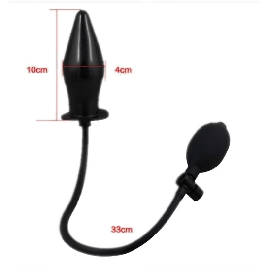 ReadyForPlay 4357 Black Inflatable Pump Up Silicone