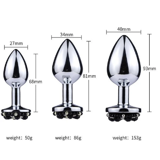 ReadyForPlay 4606 Rhinestone Stretching Anal Training Set (3 Piece)