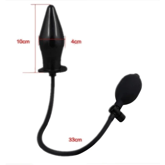 ReadyForPlay 5019 Black Inflatable Pump Up Silicone