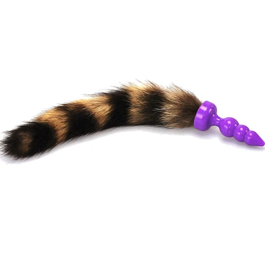 ReadyForPlay 5040 Silicone Raccoon Tail, 12