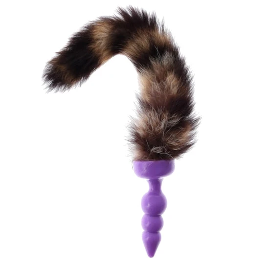ReadyForPlay 5040 Silicone Raccoon Tail, 12"