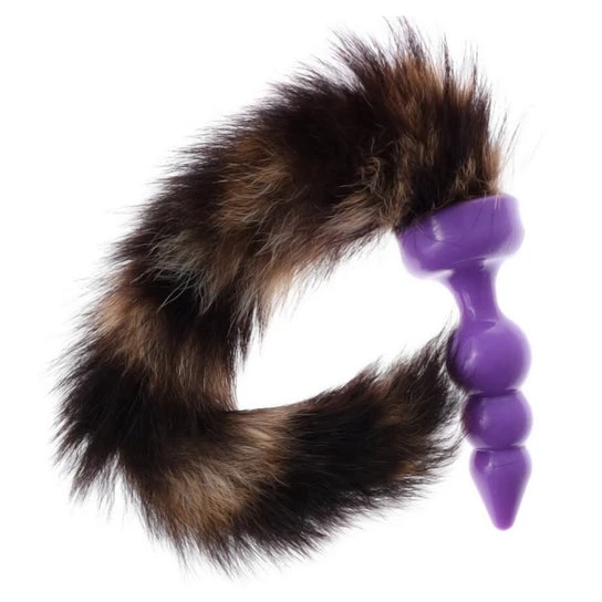 ReadyForPlay 5040 Silicone Raccoon Tail, 12