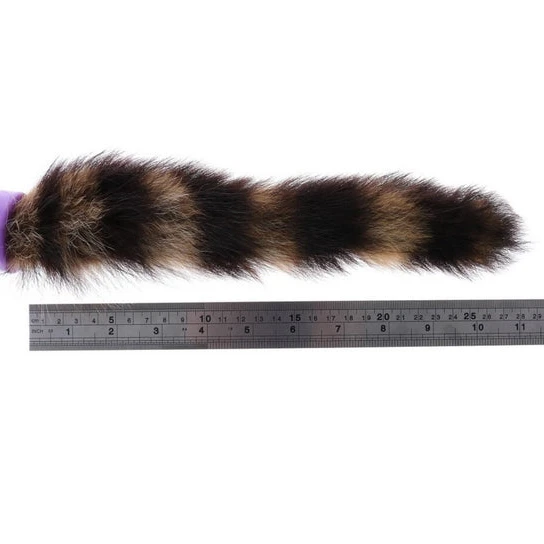 ReadyForPlay 5040 Silicone Raccoon Tail, 12