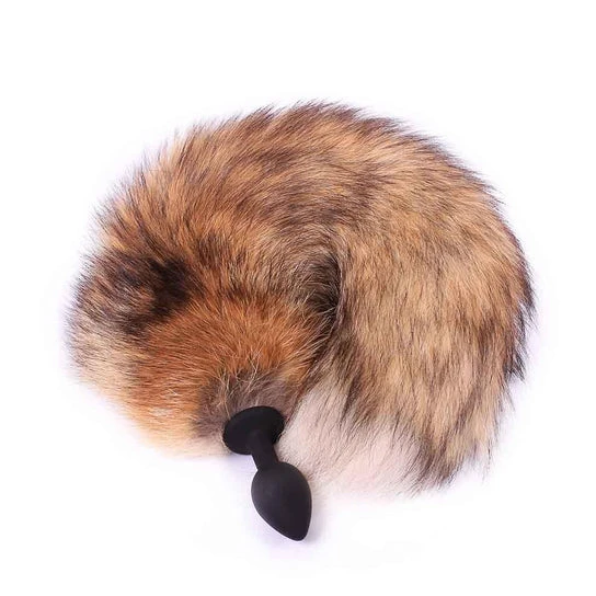 ReadyForPlay 5702 Brown Fox Anal Silicone Tail Plug 16