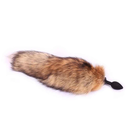 ReadyForPlay 5702 Brown Fox Anal Silicone Tail Plug 16
