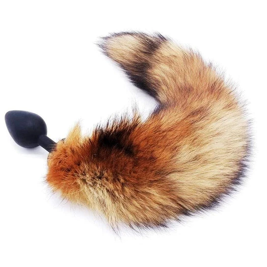 ReadyForPlay 5702 Brown Fox Anal Silicone Tail Plug 16