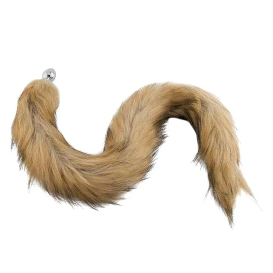 ReadyForPlay 8623 Brown Wolf Tail Plug 32"