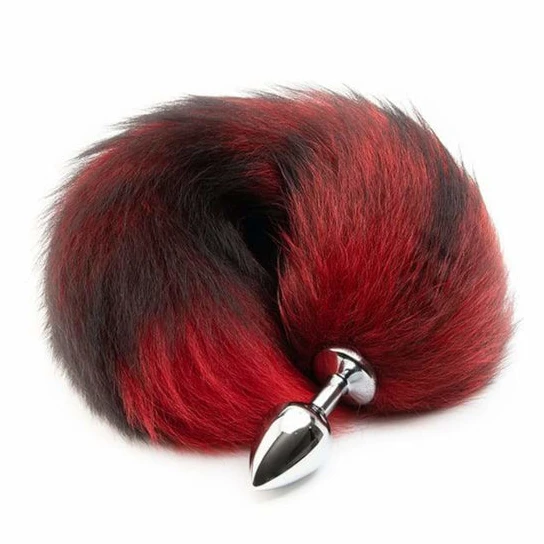 Red Anal Fox Tail 16