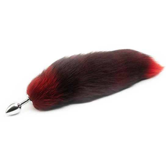 Red Anal Fox Tail 16