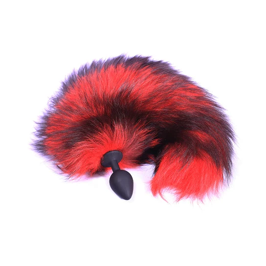 Red Anal Fox Tail 16