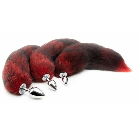 Red Anal Fox Tail 16" CustomerFavorite 4410