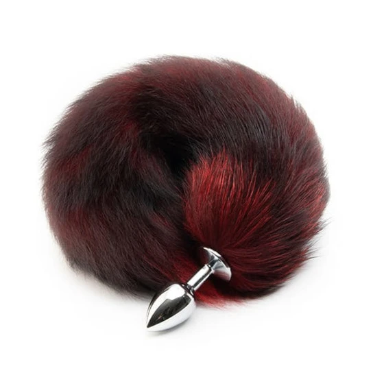 Red Anal Fox Tail 16