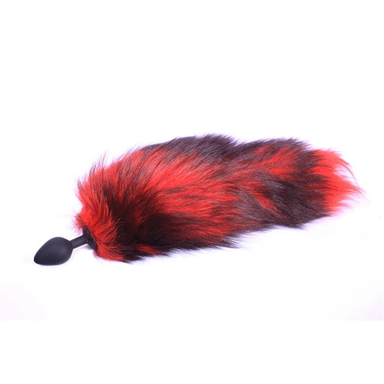 Red Anal Fox Tail 16