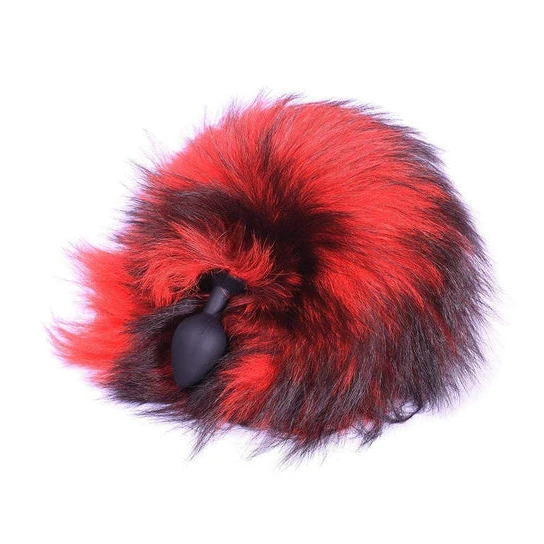 Red Anal Fox Tail 16