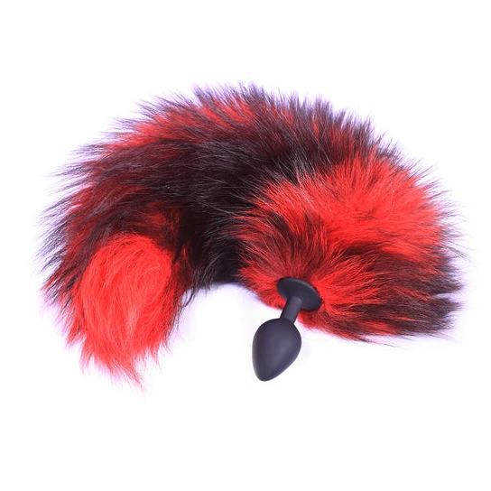 Red Anal Fox Tail 16