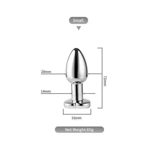 Remote Control Vibrating Light Up Butt Plug SleekDesign 7591