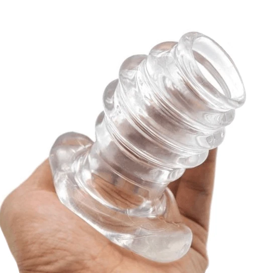 Ribbed Silicone Tunnel Plug TravelFriendly 2731