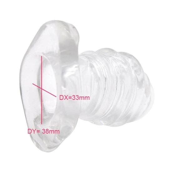 Ribbed Silicone Tunnel Plug TravelFriendly 2731