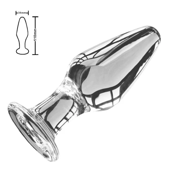 Sensual 4307 Extra Large Glass Plug
