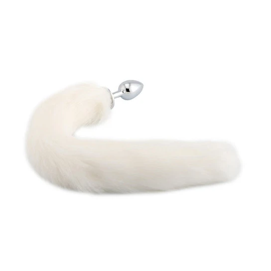 Sensual 5696 White Wolf Tail Plug 16
