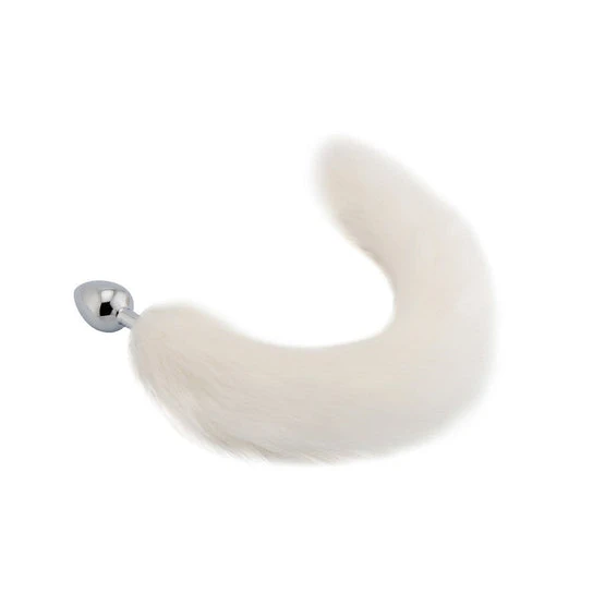 Sensual 5696 White Wolf Tail Plug 16