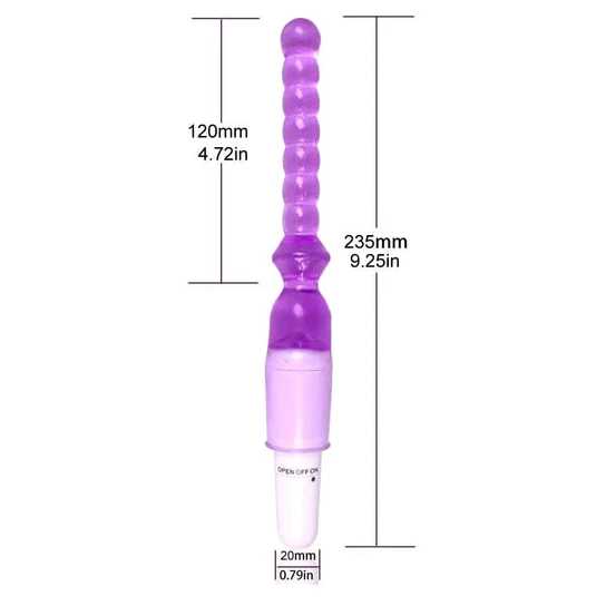 Sensual 5977 Beaded Dildo Anal Vibrator