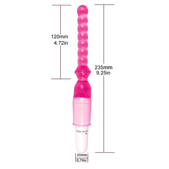 Sensual 5977 Beaded Dildo Anal Vibrator