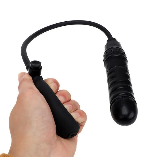 Sensual 7622 Small Pleasure Pump Silicone Inflatable Ass Dildo
