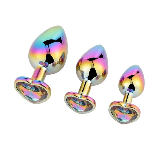 Sensual 7821 Gleaming Steel Toy Set (3 Piece)